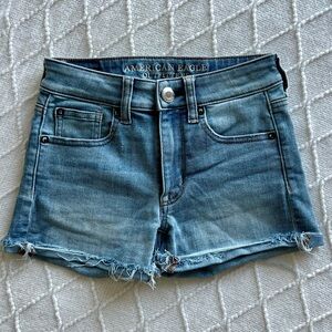 American Eagle HR Jean Shorts - 00